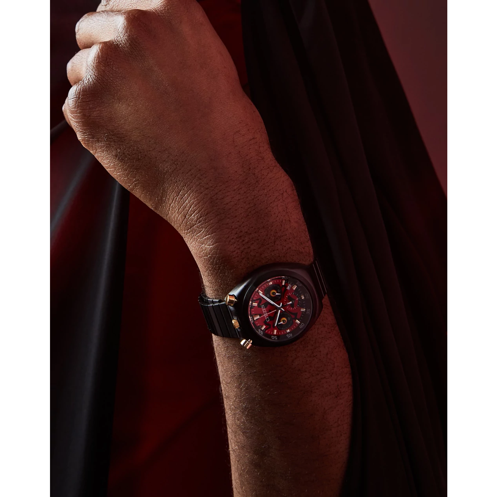 Reloj Citizen Darth Maul face edición especial Star Wars para Hombre con movimiento de cuarzo AN3668-55W | Elegancia Relojeria